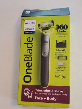 Philips Norelco OneBlade Face + Body Trimmer - Lime Green/Black